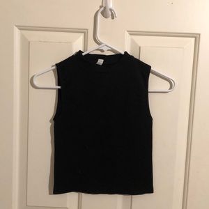Black tank top